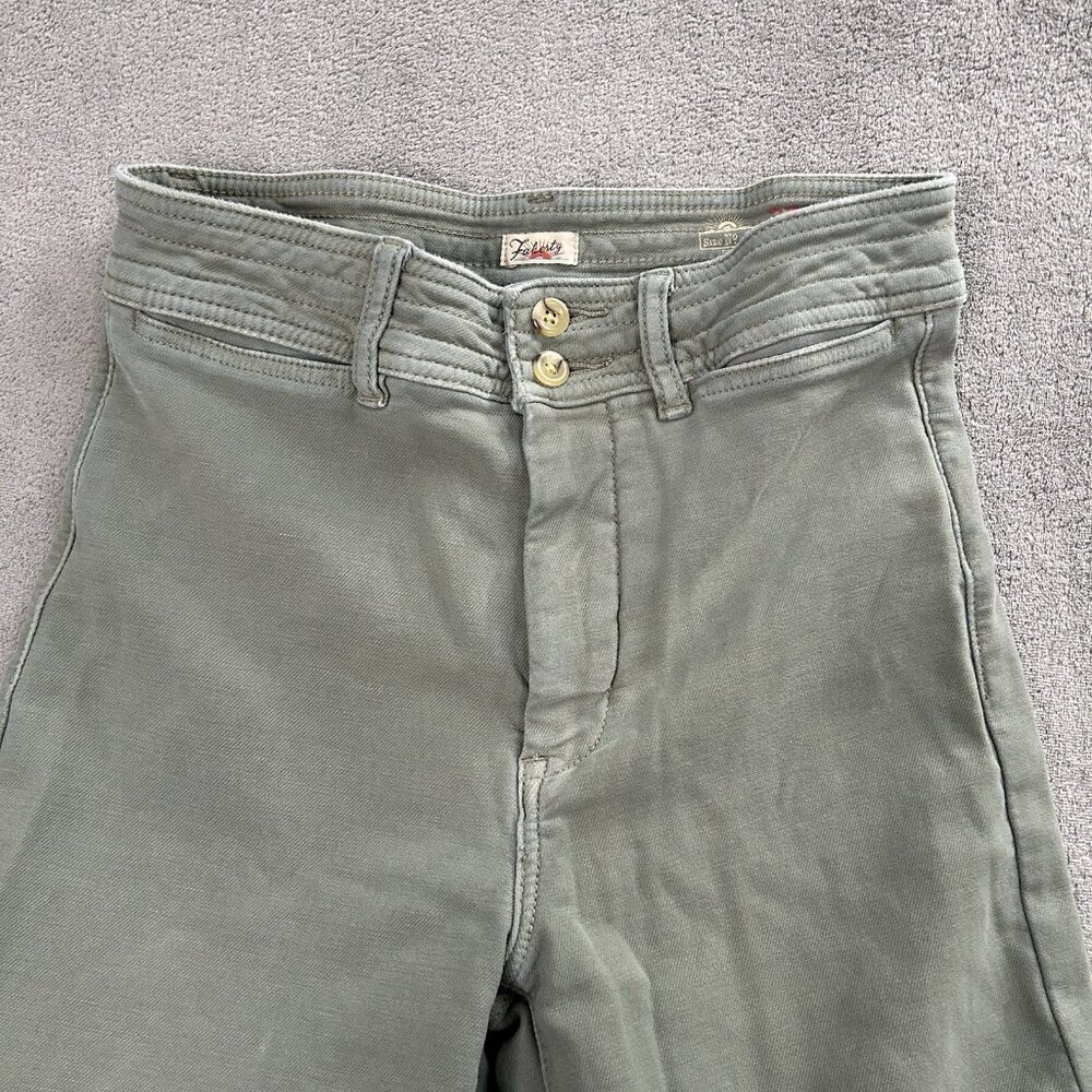 Faherty Stretch Terry wide leg pants - Picture 8 of 16